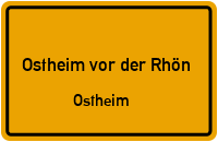 Hennebergstraße in 97645 Ostheim vor der Rhön (Ostheim)