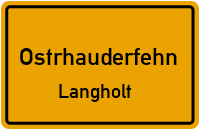 Straßenverzeichnis Ostrhauderfehn Langholt