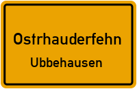 Straßen in Ostrhauderfehn Ubbehausen