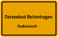 Redewischer Straße in Ostseebad BoltenhagenRedewisch