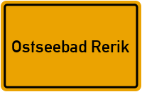 City Sign Ostseebad Rerik