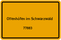 77883 Ottenhöfen im Schwarzwald