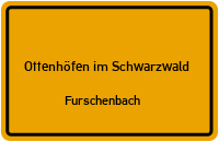 Straßenverzeichnis Ottenhöfen im Schwarzwald Furschenbach