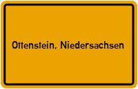 City Sign Ottenstein, Niedersachsen