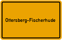 City Sign Ottersberg-Fischerhude