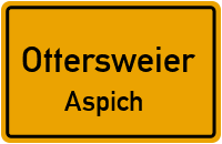 Aspichweg in OttersweierAspich