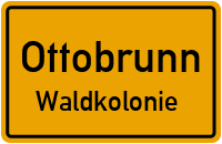 Waldstraße in OttobrunnWaldkolonie