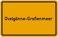 City Sign Ovelgönne-Großenmeer