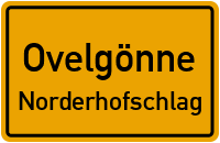 Straßenverzeichnis Ovelgönne Norderhofschlag