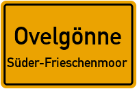 Straßenverzeichnis Ovelgönne Süder-Frieschenmoor