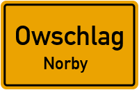 Alte Dorfstraße in OwschlagNorby