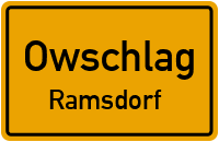 Ramsdorfer Straße in OwschlagRamsdorf