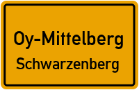 Schmalzhansenstein in Oy-MittelbergSchwarzenberg