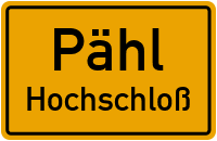 Eichbergstraße in PählHochschloß