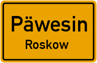 Brandenburger Straße in PäwesinRoskow