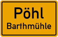 Friedensstraße in PöhlBarthmühle