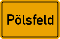 Ortsschild von Gemeinde Pölsfeld in Sachsen-Anhalt