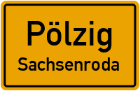 Ronneburger Straße in PölzigSachsenroda