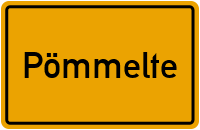 City Sign Pömmelte