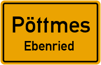 Straßenverzeichnis Pöttmes Ebenried