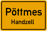 Hauptstraße in PöttmesHandzell