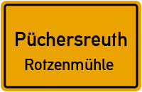 Straßenverzeichnis Püchersreuth Rotzenmühle