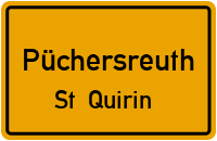 Straßen in Püchersreuth St. Quirin