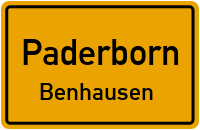 Straßenverzeichnis Paderborn Benhausen
