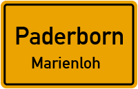 Straßenverzeichnis Paderborn Marienloh