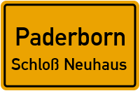 Straßenverzeichnis Paderborn Schloß Neuhaus