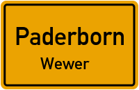 Straßenverzeichnis Paderborn Wewer