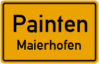 Straßenverzeichnis Painten Maierhofen