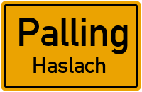 Straßen in Palling Haslach