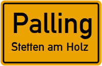 Straßen in Palling Stetten am Holz