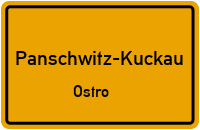 Burgwallstraße in Panschwitz-KuckauOstro