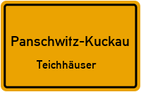 Ringstraße in Panschwitz-KuckauTeichhäuser
