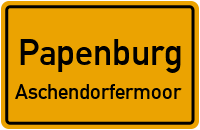 Von-Ohrs-Weg in PapenburgAschendorfermoor