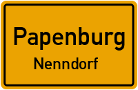 Dorfstraße in PapenburgNenndorf