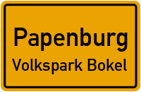 Von-Herz-Straße in PapenburgVolkspark Bokel