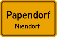 Pölchower Straße in PapendorfNiendorf