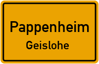 Geislohe in 91788 Pappenheim (Geislohe)