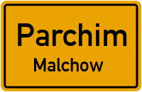 Straße Der Einheit in ParchimMalchow