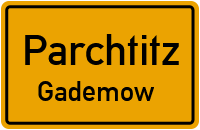 Hauptstraße in ParchtitzGademow