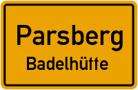 Badelhütte in ParsbergBadelhütte