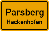 Rudenshofener Straße in ParsbergHackenhofen