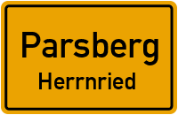 Friedhofstraße in ParsbergHerrnried