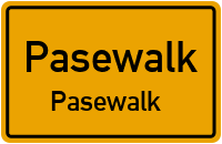 Waldweg in PasewalkPasewalk