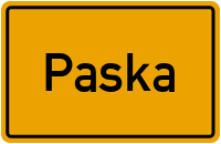 City Sign Paska