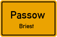 Kleine Straße in PassowBriest