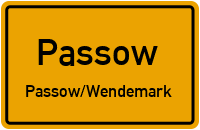 Am Bahnhof in PassowPassow/Wendemark